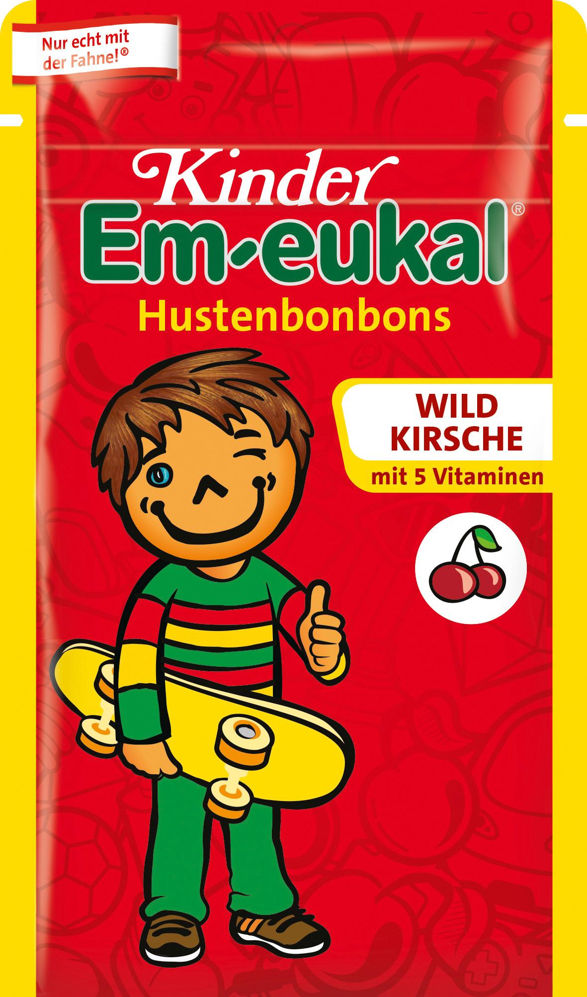 Kinder Em-eukal Hustenbonbon zuckerhaltig