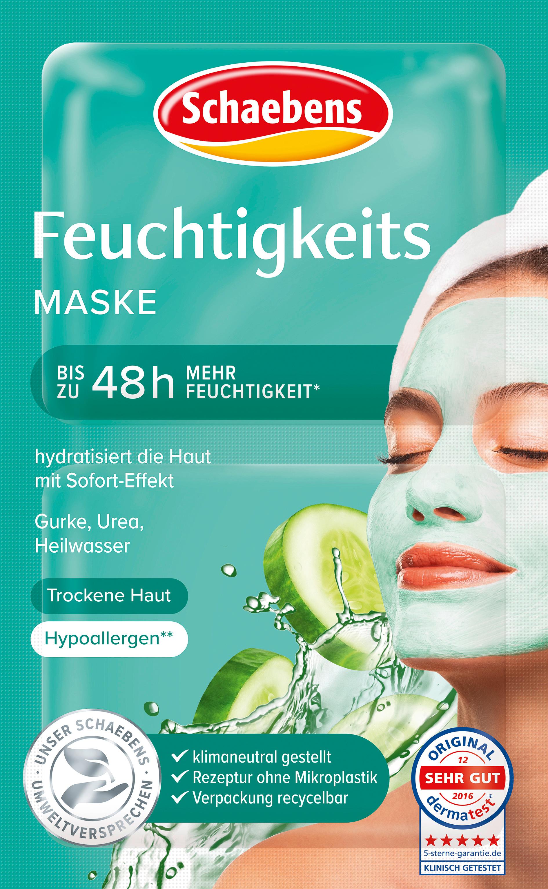 Schaebens Feuchtigkeits Maske 2x5 ml