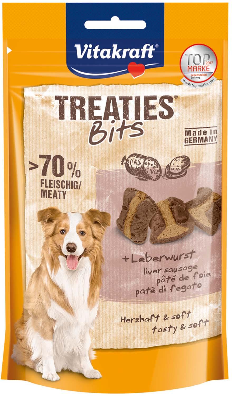 Vitakraft Hundesnack Treaties® Bits + Leberwurst