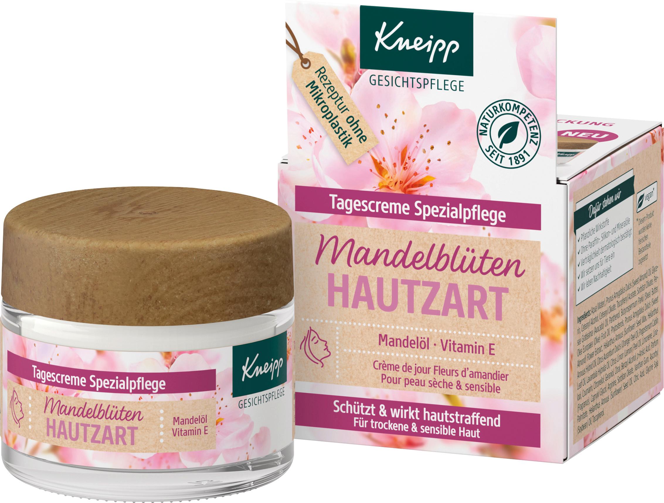 Produktbild Kneipp Tagescreme Spezialpflege Mandelblüten Hautzart 5 von 6