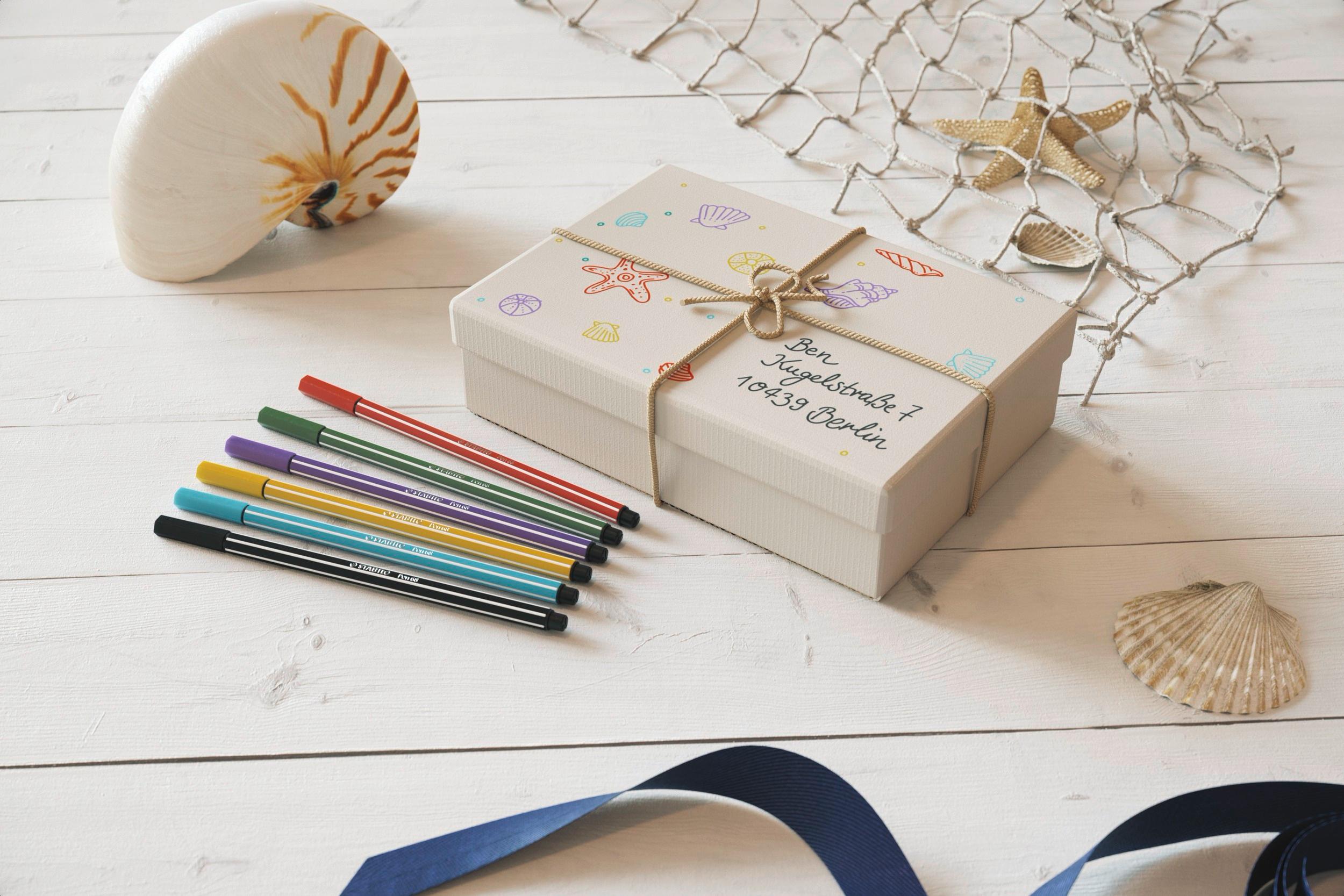 Produktbild STABILO® Premium-Fasermaler - STABILO Pen 68 - 10er Pack - mit 10 verschiedenen Farben 8 von 11