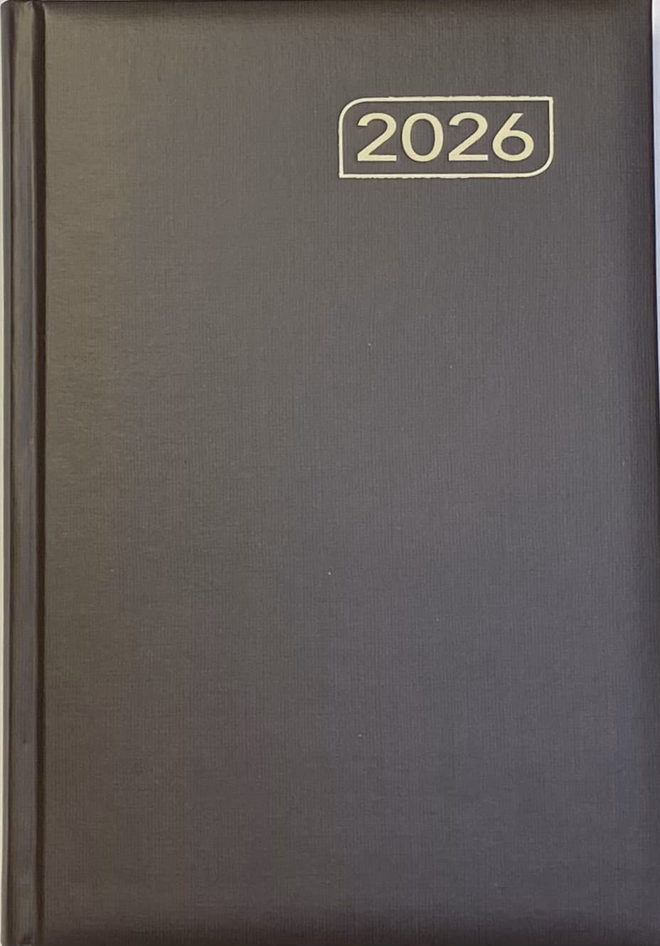 Kalender-Buch 2026 A5  CAPYS BRAUN METAL