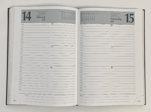 Kalender-Buch 2027 A5  CAPYS braun