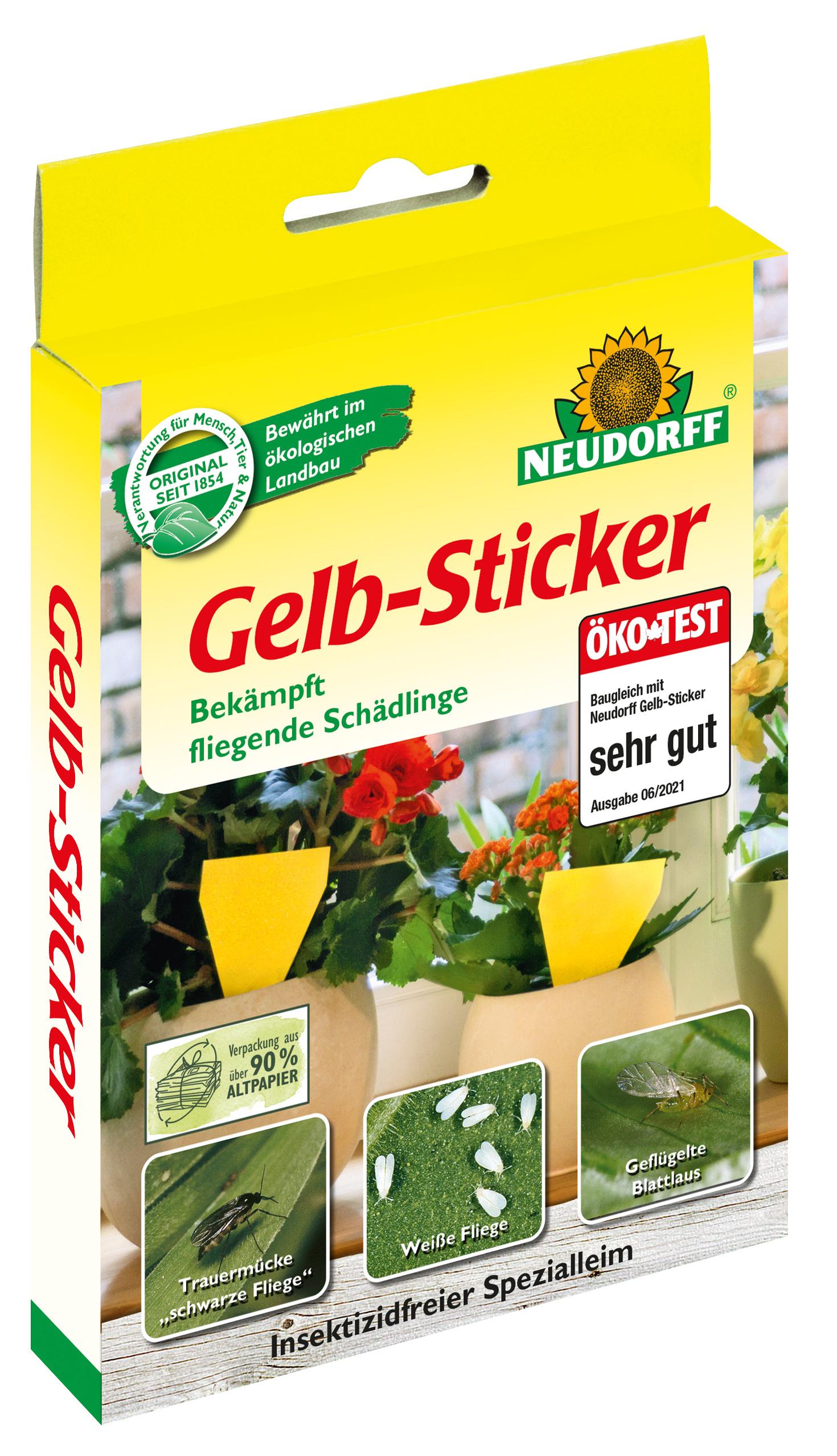 NEUDORFF Gelb-Stickers