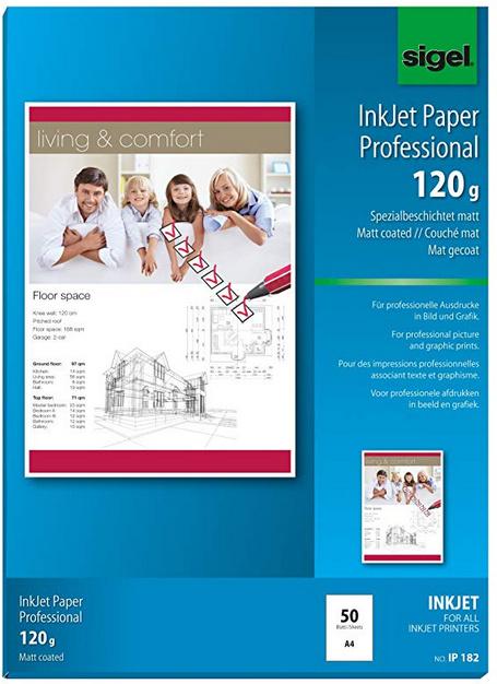 sigel Inkjet-Papier IP182 A4 50Blatt