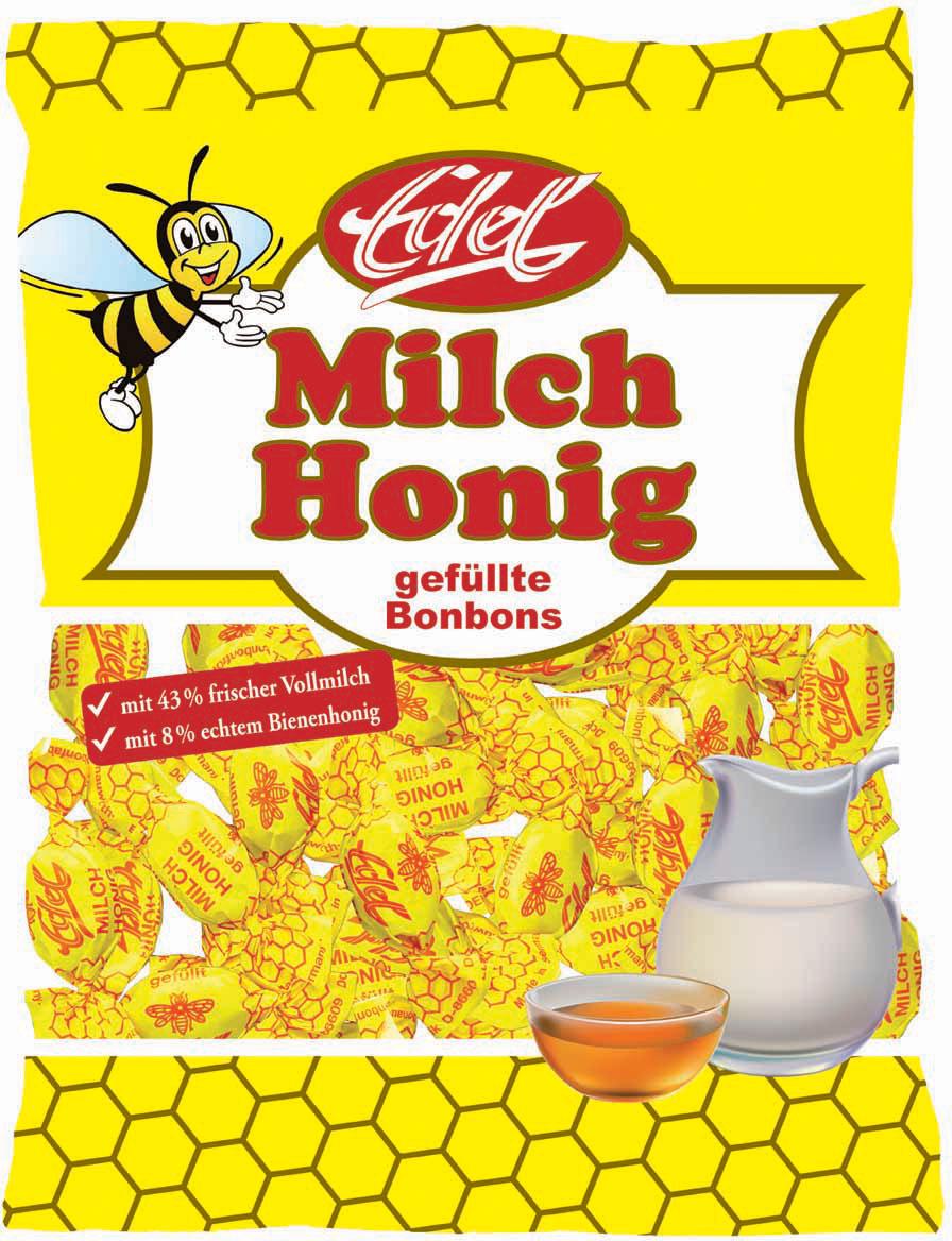 Edel Milch-Honig Bonbons