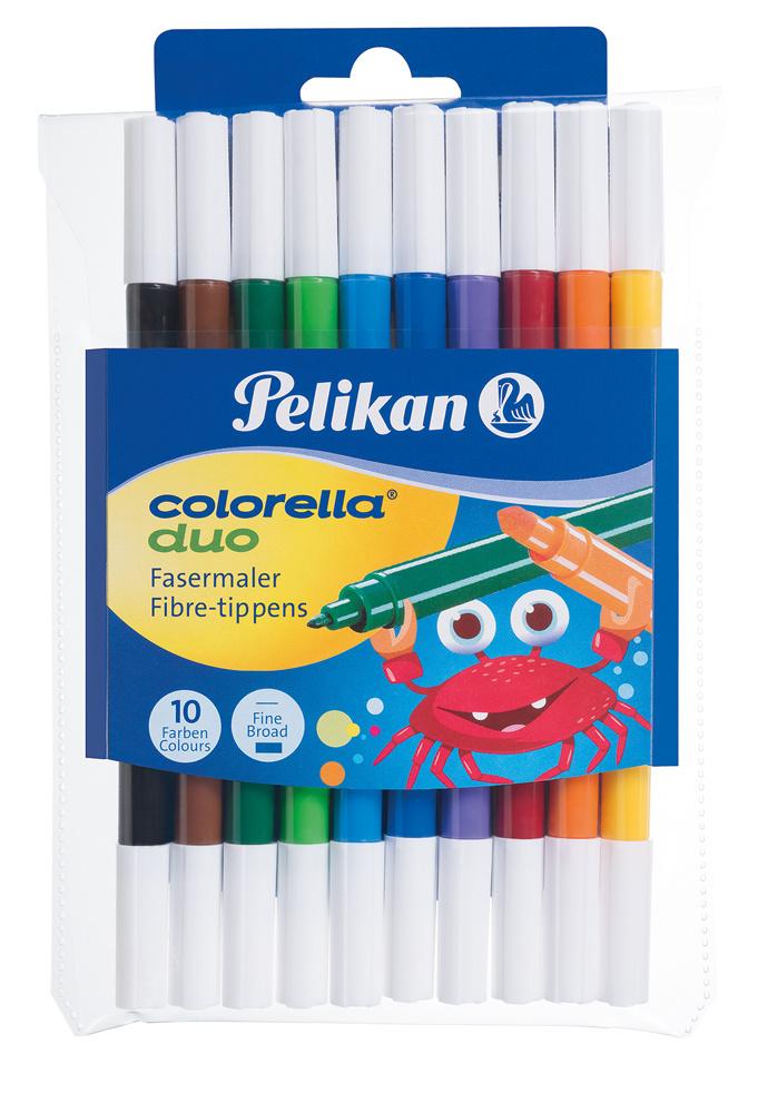 Pelikan Fasermaler Colorella Duo 10er-Etui