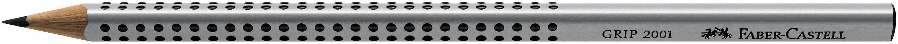 FABER-CASTELL Bleistift CASTELL GRIP 2001 Weltbleistift 2B