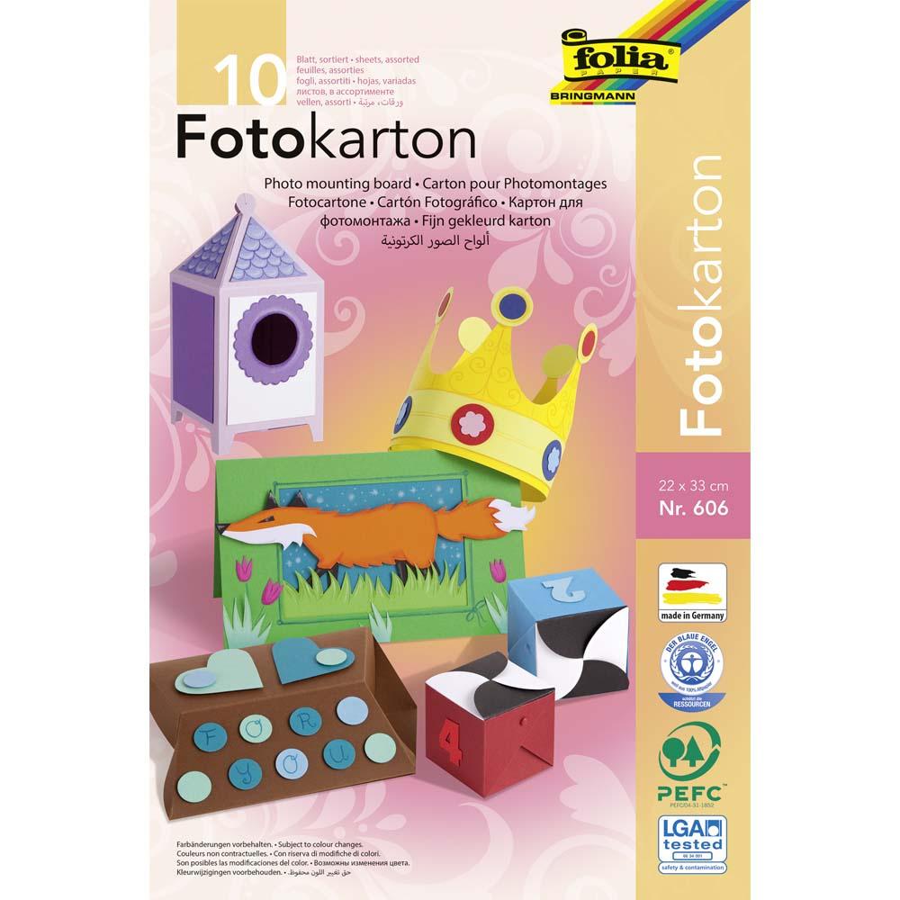 folia Fotokartonblock 10 Blatt 22 x 33 cm