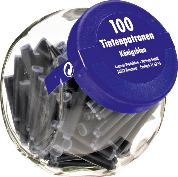 Kreuzer Tintenpatronen im Glas 100 Stück