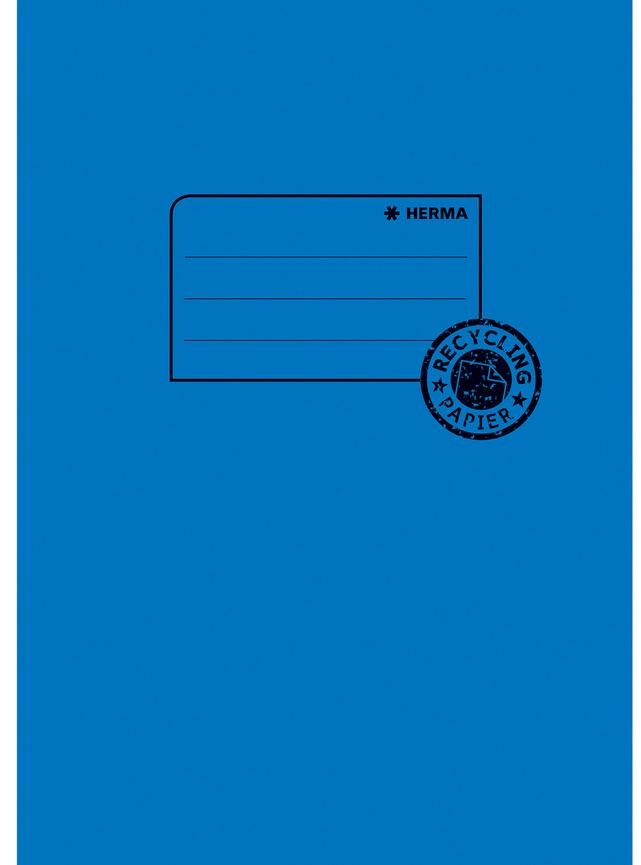 HERMA Hefthülle A5 aus Papier dunkelblau