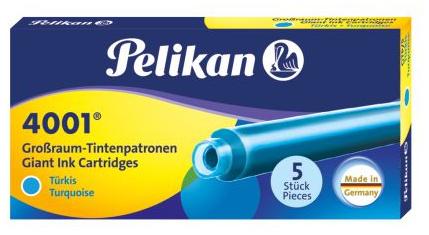 Pelikan Grossraumpatrone 4001® türkis 5 Stück
