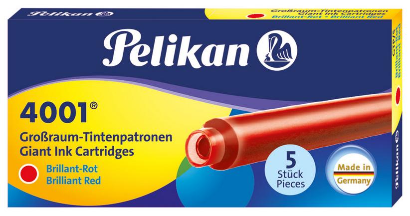 Pelikan Grossraumpatrone 4001® rot 5 Stück