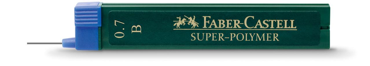 FABER-CASTELL Feinminen CASTELL 0,7 B 12er-Dose