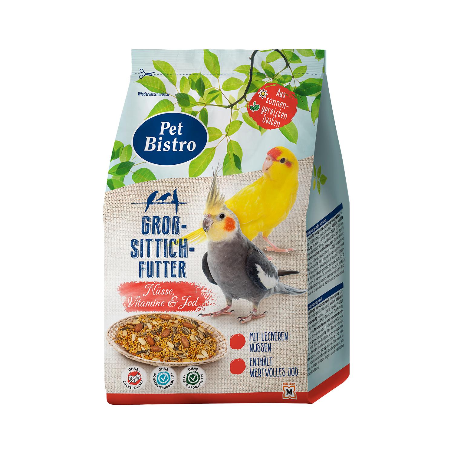 Pet Bistro Großsittichfutter mit Nüssen