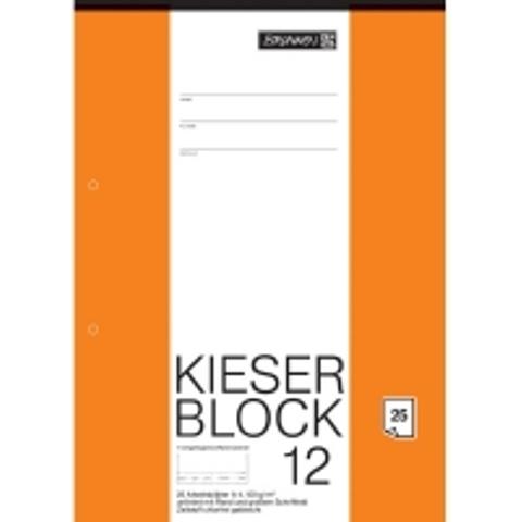 BRUNNEN Kieser-Zeichenblock A4 25 Blatt blanko