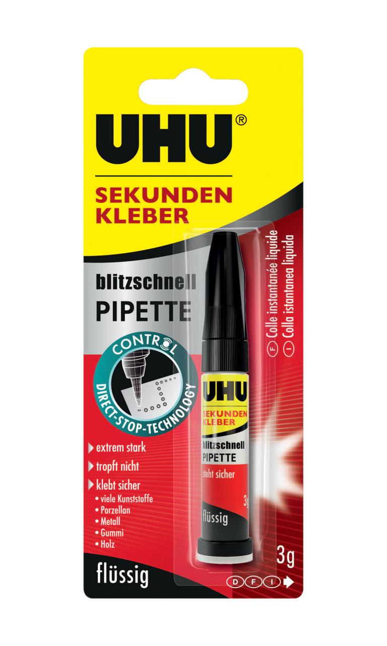 UHU Sekundenkleber Pipette