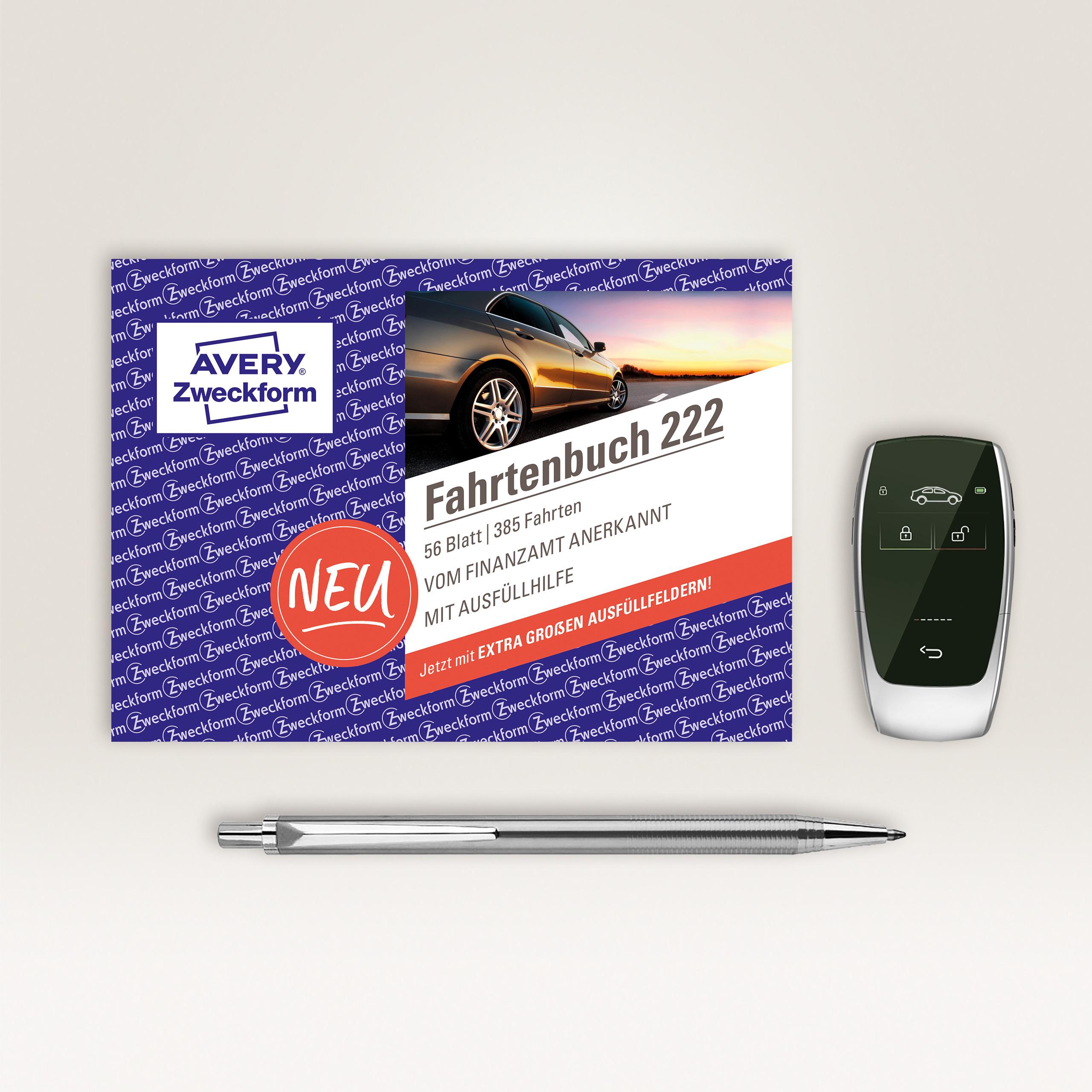 Produktbild AVERY Zweckform Formular Fahrtenbuch 222, über 2 Seiten, DIN A6 6 von 23