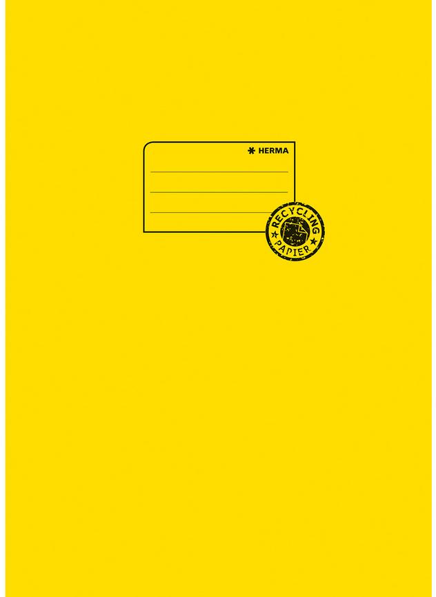 HERMA Hefthülle A4 aus Papier gelb