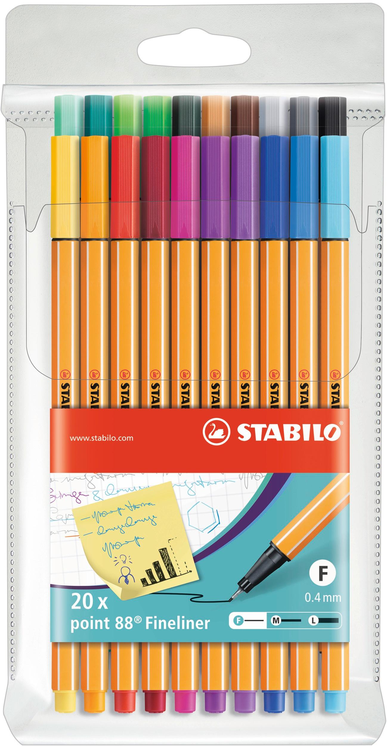 STABILO® Fineliner point 88 20er-Etui