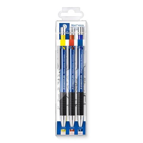 STAEDTLER Druckbleistift Mars micro B 3er-Etui