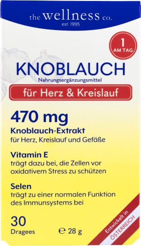 The Wellness Co Knoblauch Selen Vitamin E
