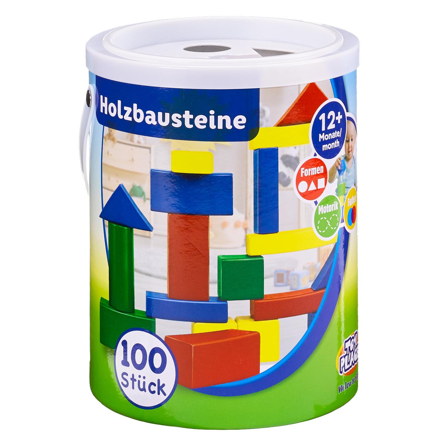 Müller - Toy Place - Holzbausteine, 100 Stück