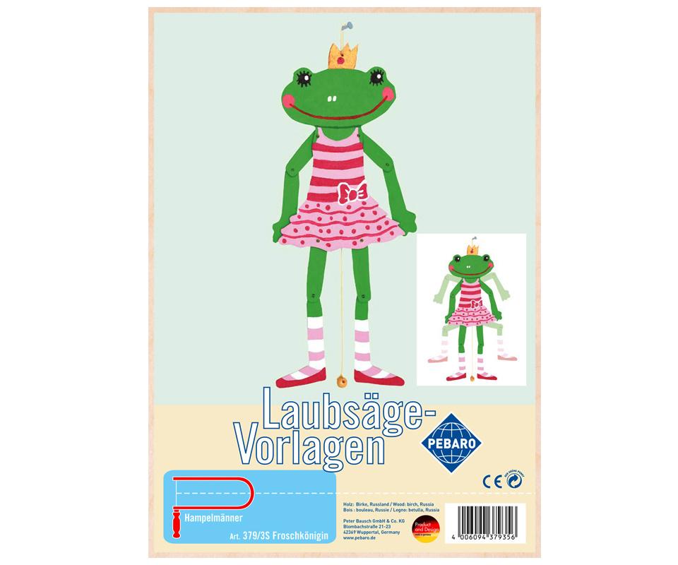 Pebaro - Laubsägevorlage - Froschkönigin
