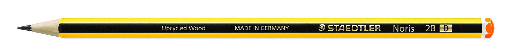 STAEDTLER Bleistift Noris® 120 Bleistift, 2B, gelb- schwarz