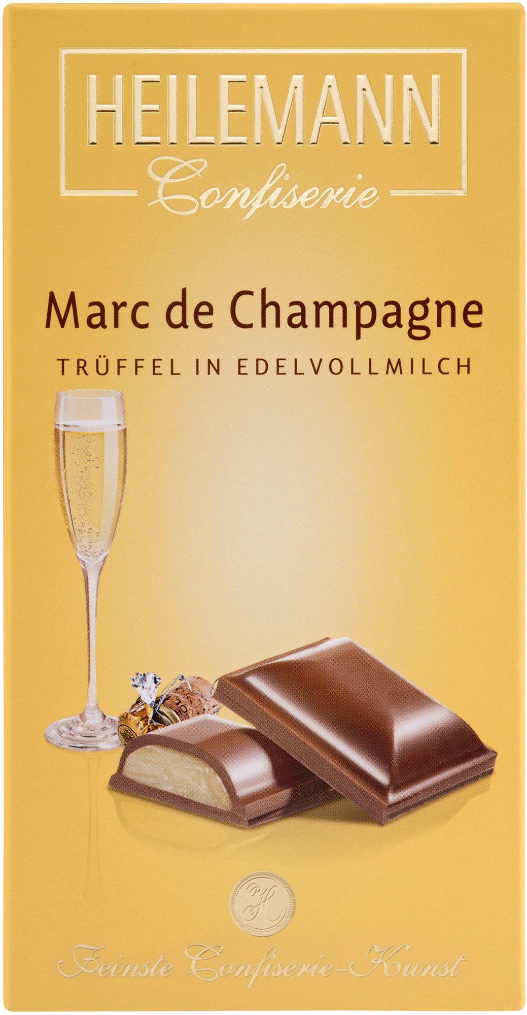 Heilemann Marc de Champagne-Trüffel Edelvollmilch-Schokolade