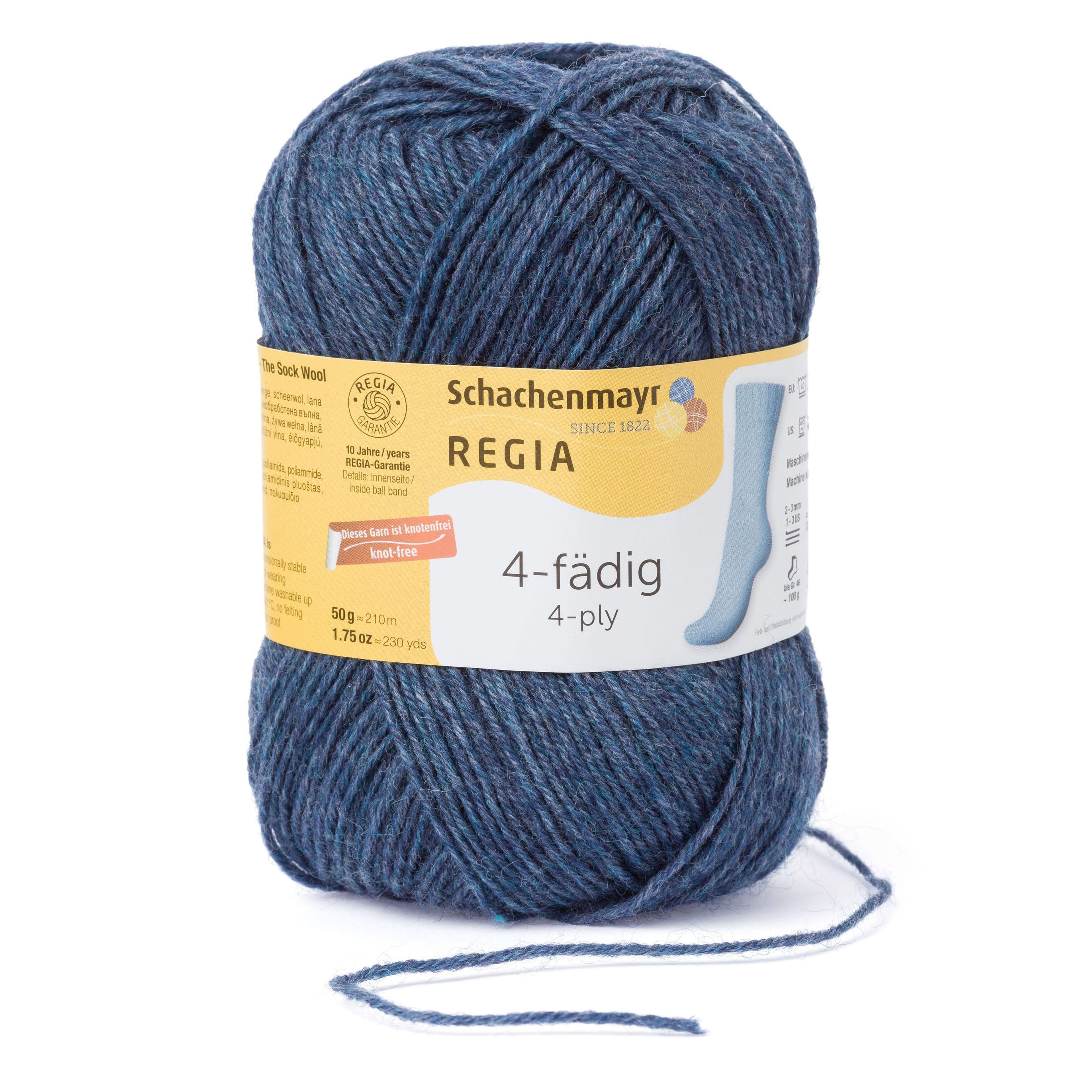 Schachenmayr Sockenwolle REGIA Uni 4-fach