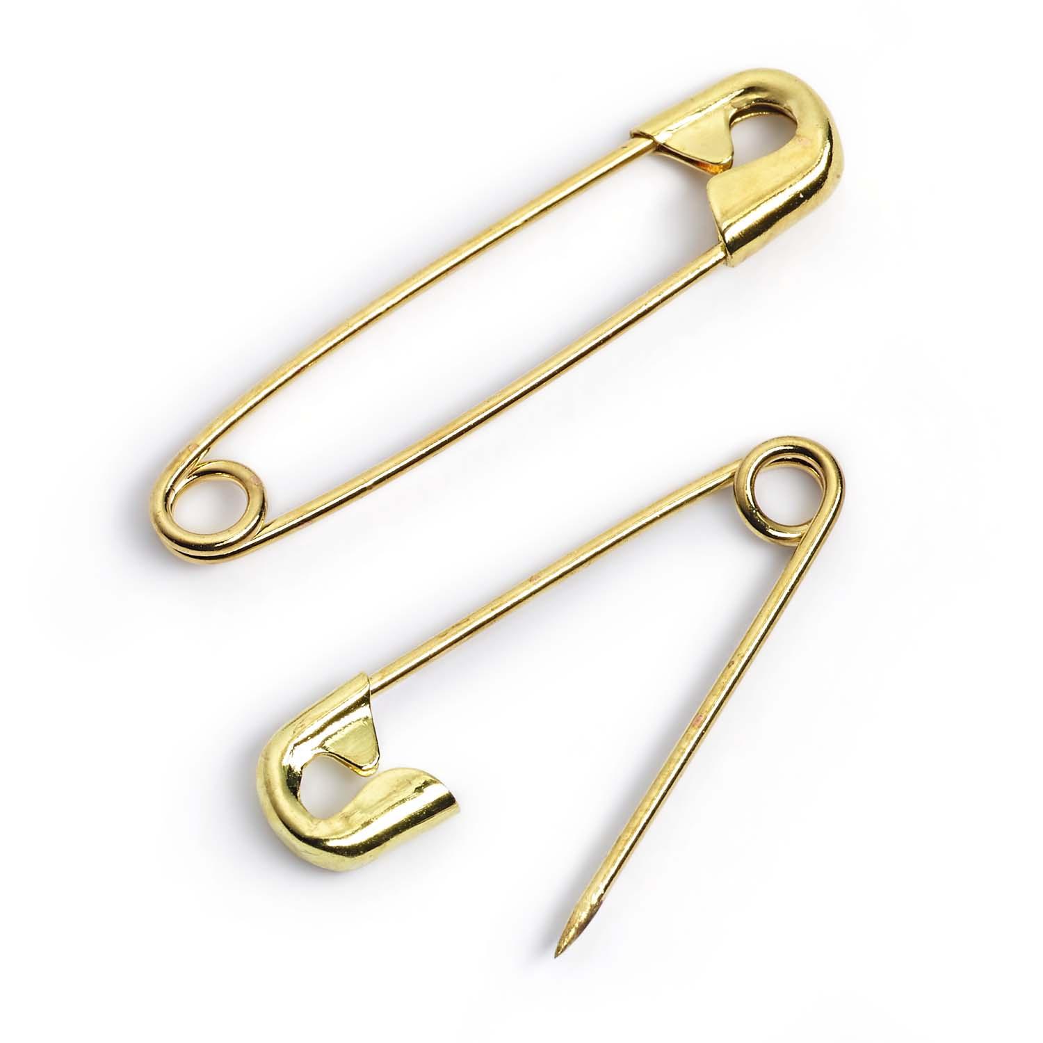 Prym Sicherheitsnadeln Messing 19/23/27 mm goldfarbig