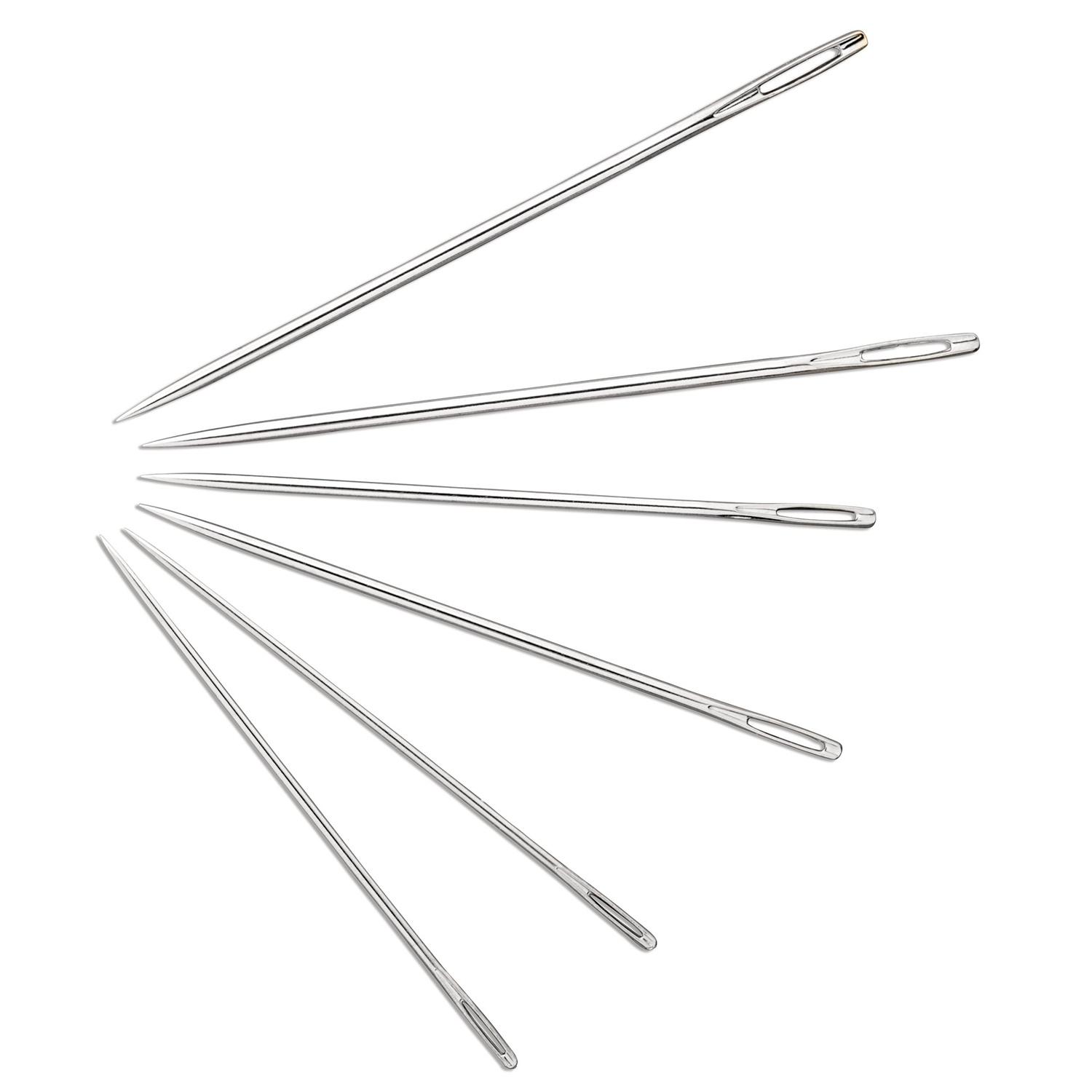 Produktbild Prym Crewel-&Stopfnadeln kurz Stärke 5/0-1/0 silberfarbig 2 von 2