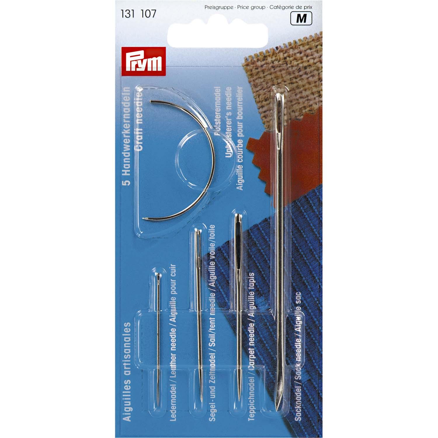 Prym Handwerkernadel-Sortiment klein Stahl silberfarbig