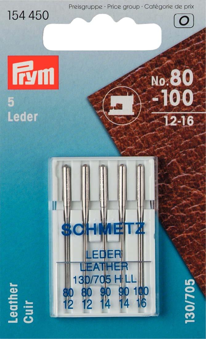 Prym Nähmaschinennadeln 130/705 Leder 80-100