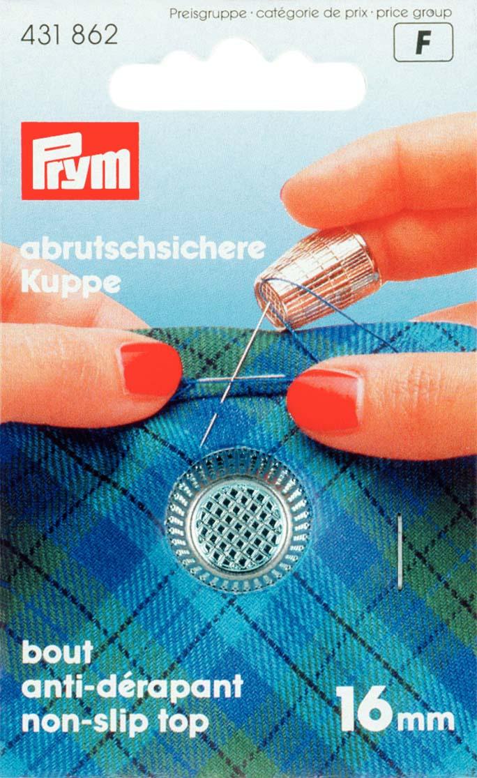 Prym Fingerhut Anti-Rutsch 16 mm silber