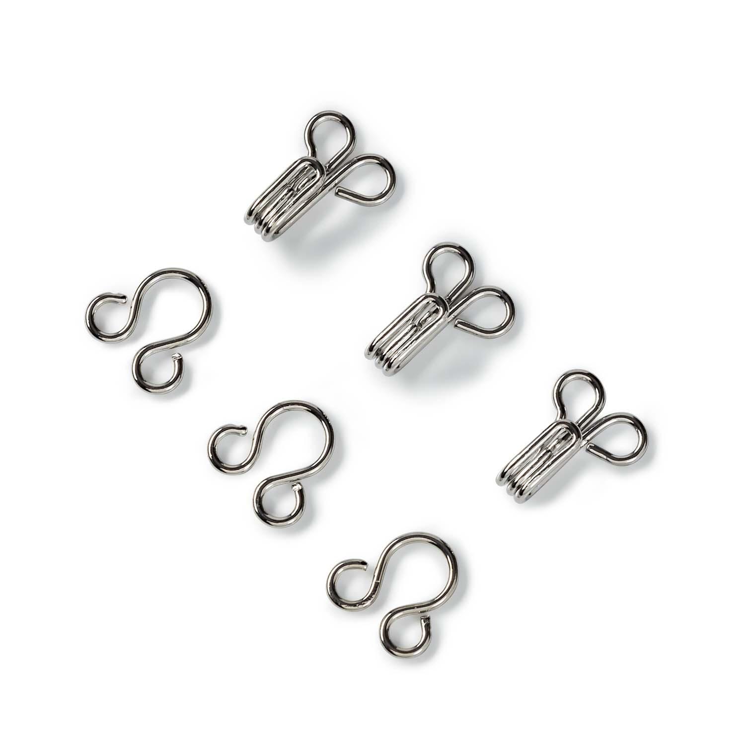 Produktbild Prym Federhaken und -augen Messing Gr. 2 silber 2 von 3