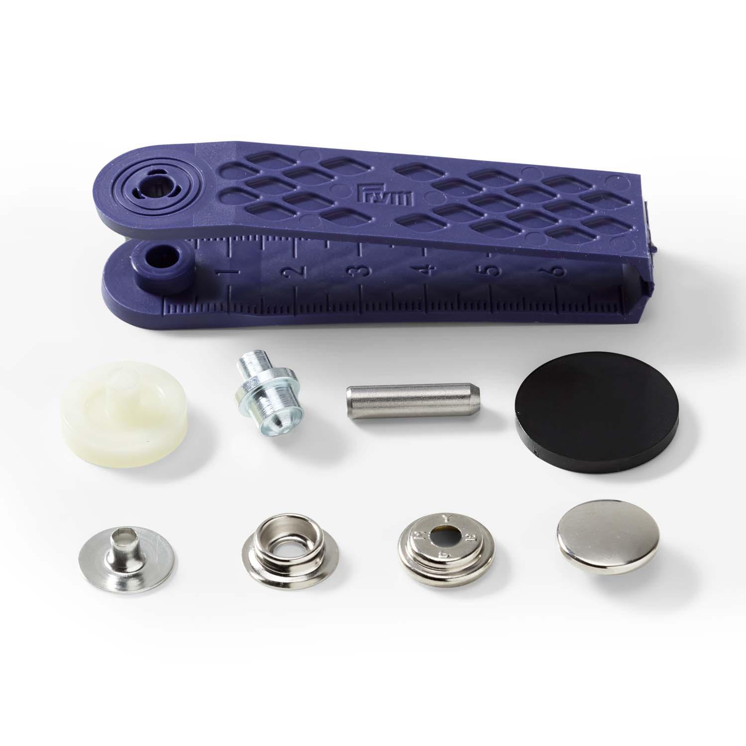 Produktbild Prym nähfreie Druckknopfe Sport&Camping Messing 15 mm silberfarbig 3 von 3