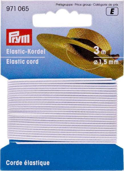 Prym Elastic-Kordel 1,5 mm weiß