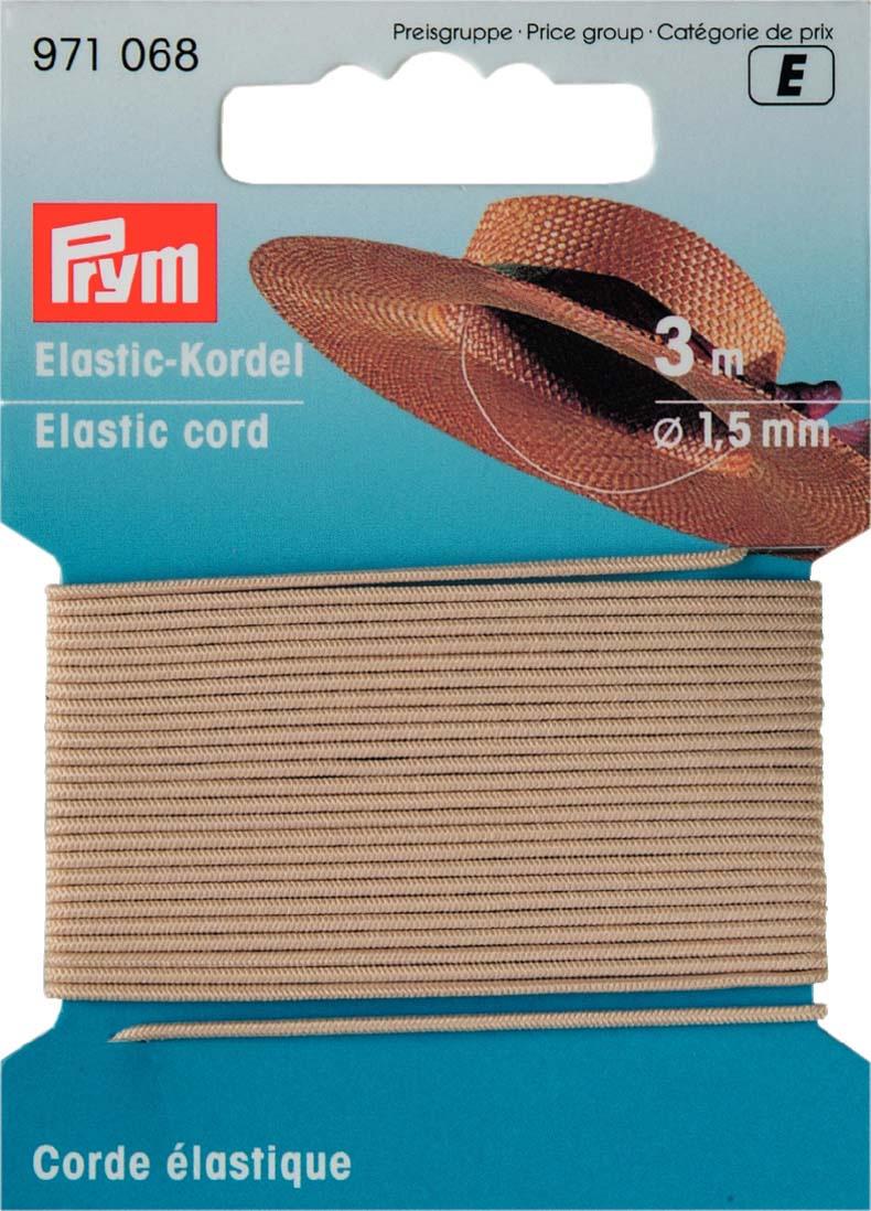 Prym Elastic-Kordel 1,5 mm hellbeige