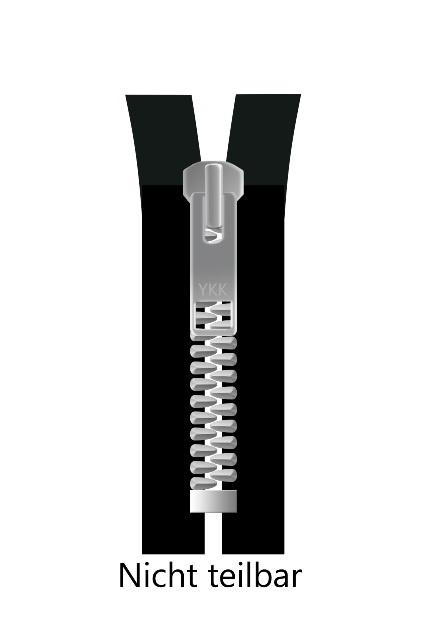 Produktbild YKK Reißverschluss unteilbar mit schmaler Kunststoffspirale - 60 cm 2 von 2