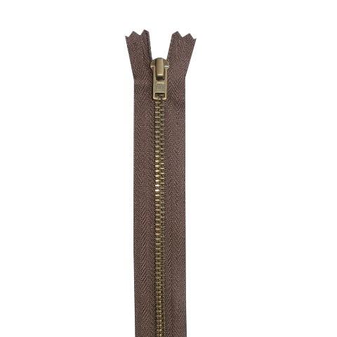 YKK Reißverschluss unteilbar mit schmaler Metallkette - 16 cm