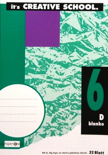 PAPERZONE Heft A5 Lineatur 6 32 Blatt