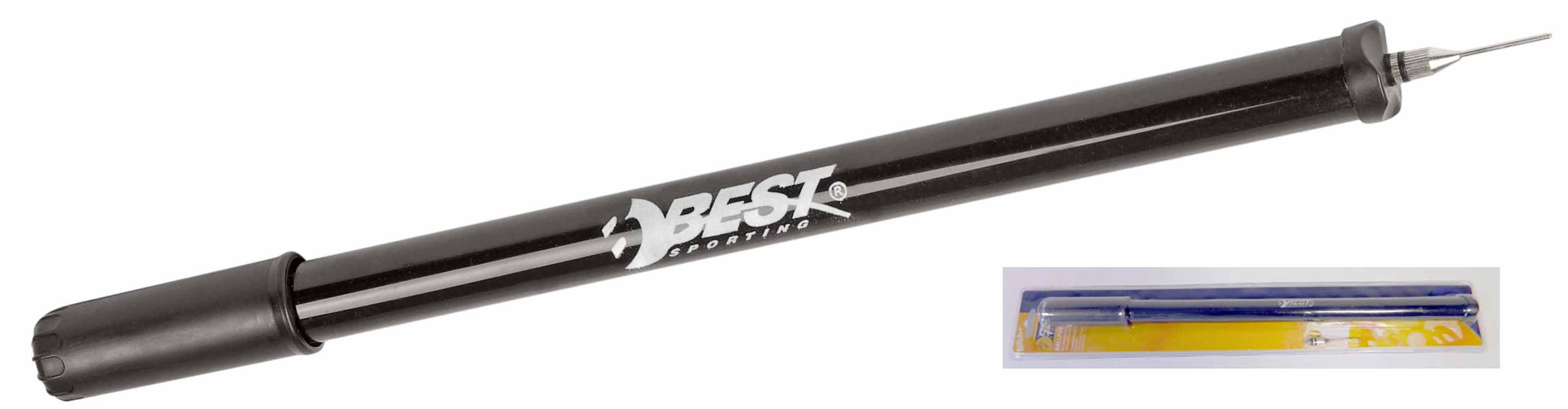 Best - Ballpumpe 2,3 x 40 cm, z. B. für Fußball