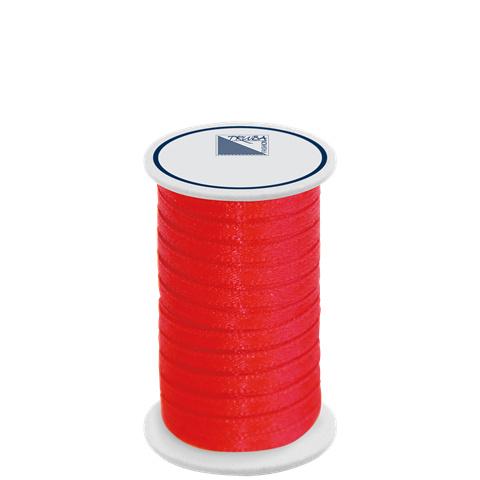 TRUBA Doppelsatinband auf Rolle 3mm x 5m rot