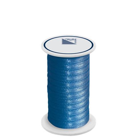 TRUBA Doppelsatinband auf Rolle 3mm x 5m blau