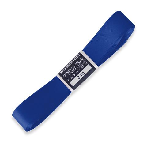 TRUBA Seidenband mit Webkante blau
