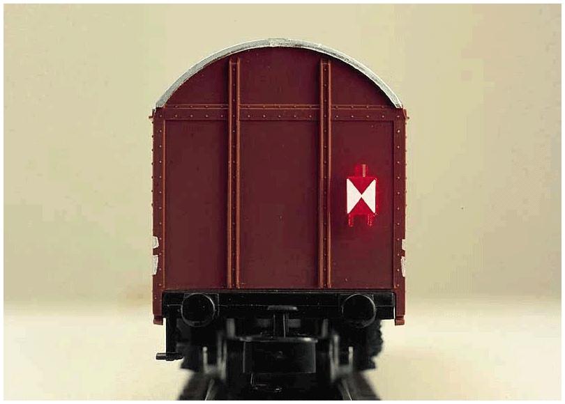 Produktbild Märklin 4411 Start up - Gedeckter Güterwagen Gs-uv 213 mit Schlusslicht DB 2 von 2
