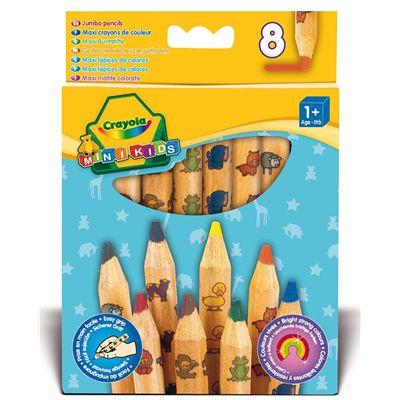 Crayola MINI KIDS Standard - Buntstifte Motiv Maxi, 8 Stück