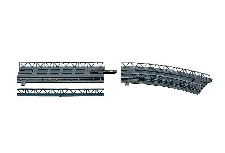 Produktbild Faller 120471 - H0 - Auf- + Abfahrt komplett für Parallelkreis 8 von 12